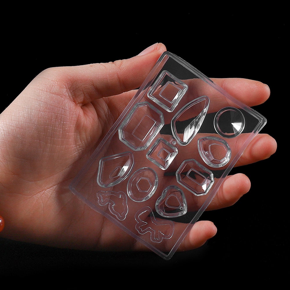 1pcs Crystal Jewelry Silicone Casting Resin Molds Mixed Style Etsy
