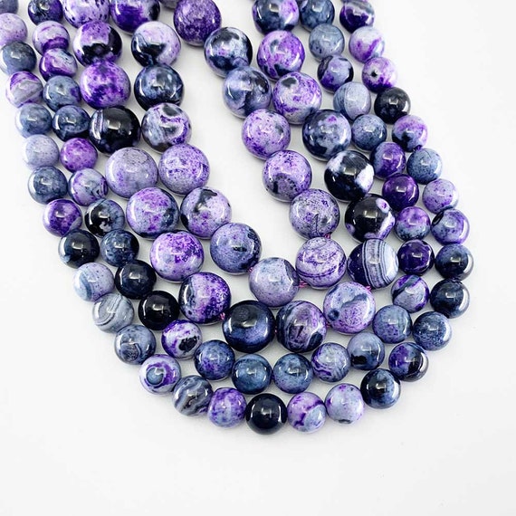 Natural Purple Shell Beads 4/6/8/10mm Mother Of Pearls Loose Spacer Beads  For Jewelry Making DIY Bracelet Necklace Handmade
