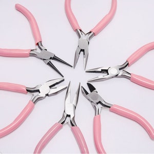 Beading Jewelry Pliers Tools & Equipment Kit Long Needle Round Nose Cutting Wire Pliers For DIY Jewelry Making Tool Accessories