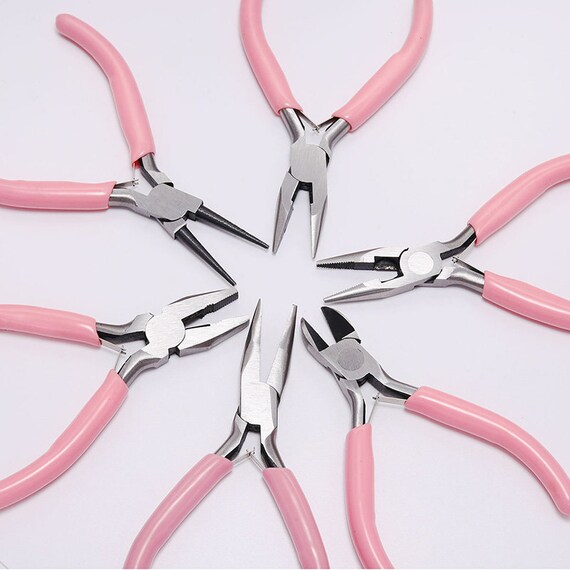 Beading Jewelry Pliers Tools & Equipment Kit Long Needle Round Nose Cutting  Wire Pliers for DIY Jewelry Making Tool Accessories 
