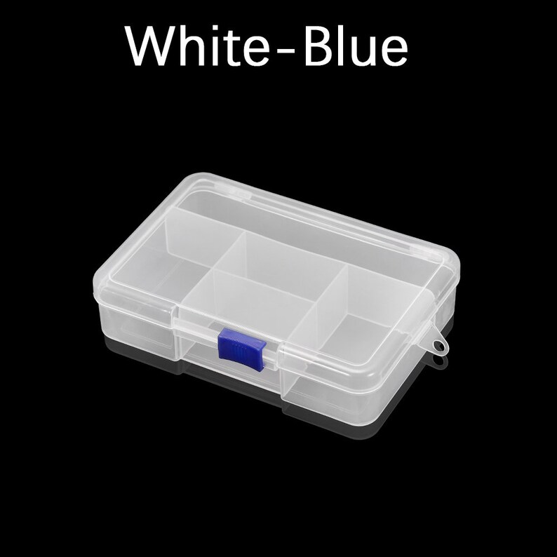 High Quality 5 Grids Plastic Storage Box Jewelry Display Beads Etsy