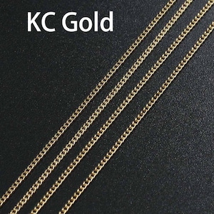 10 Meter Bulk Necklace Chains - 2mm KC Gold Flat Chains For DIY Jewelry Making Supplies