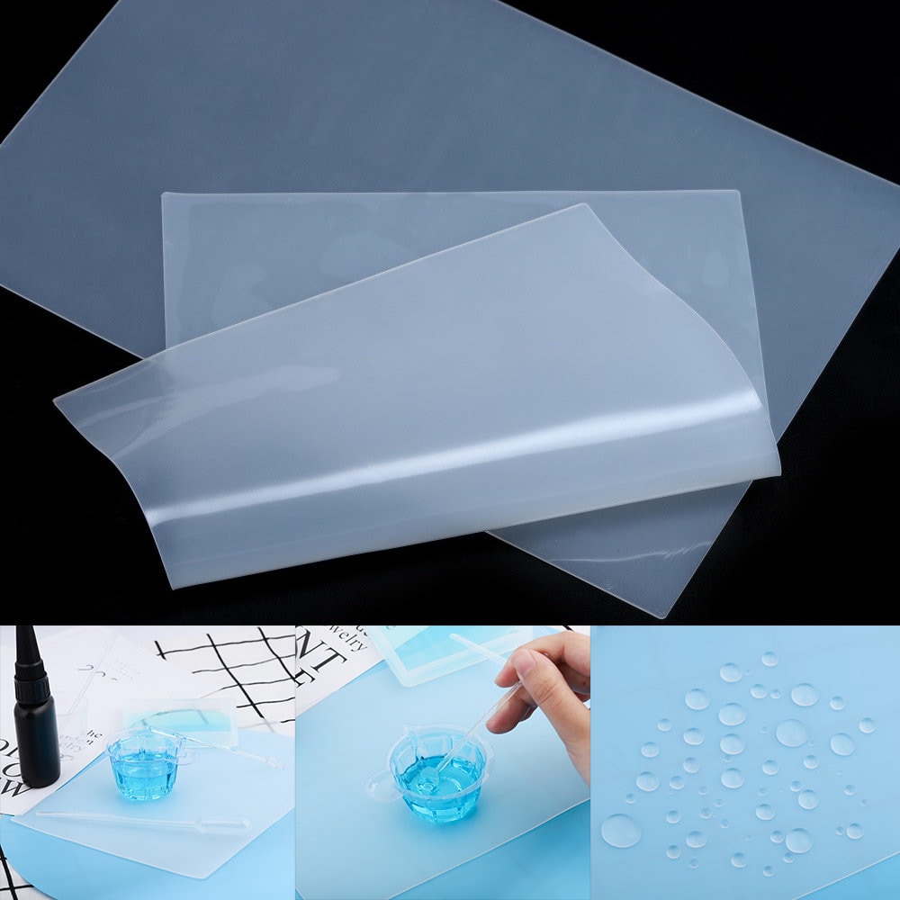Large Silicone Mat Mold White 13 x 16 for Resin Paint Plaster Pour Protect  Clean