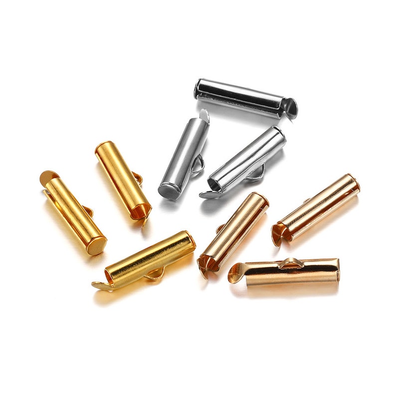 3050pcs Crimp End Beads Beading Slide on End Clasp Buckles Etsy