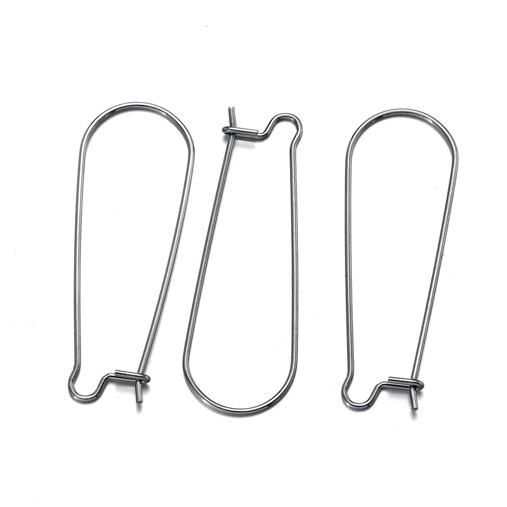 Stainless Steel Earring Hooks with Horizontal Loop - 20 gauge, 30 piec –  Small Devotions