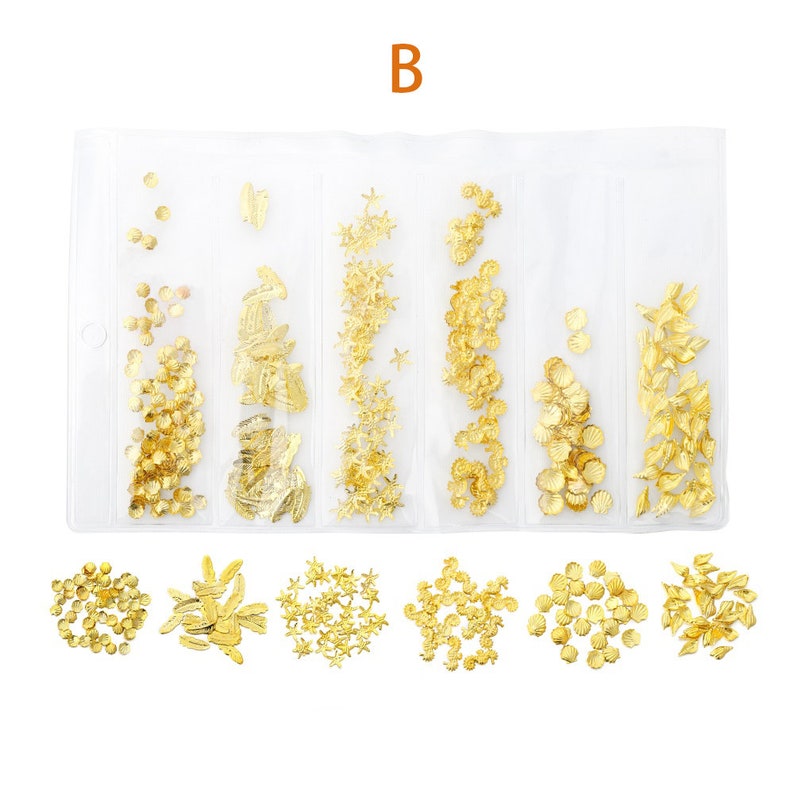 5 Styles Gold Epoxy Resin Fillers Mix Glitter Metal Filling Etsy