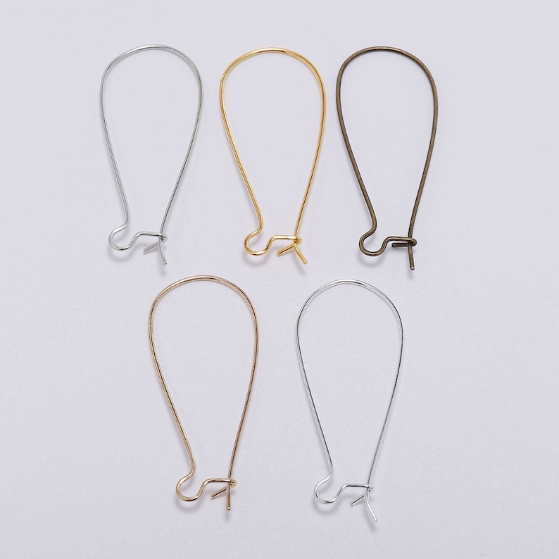 50pcs/lot Silver Gold Bronze French Lever Earring hooks Ear Etsy