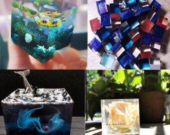 2cm-5cm Epoxy Resin Molds Transparent Silicone Square Mold For DIY Jewelry  Making Tools Making Resin Specimens