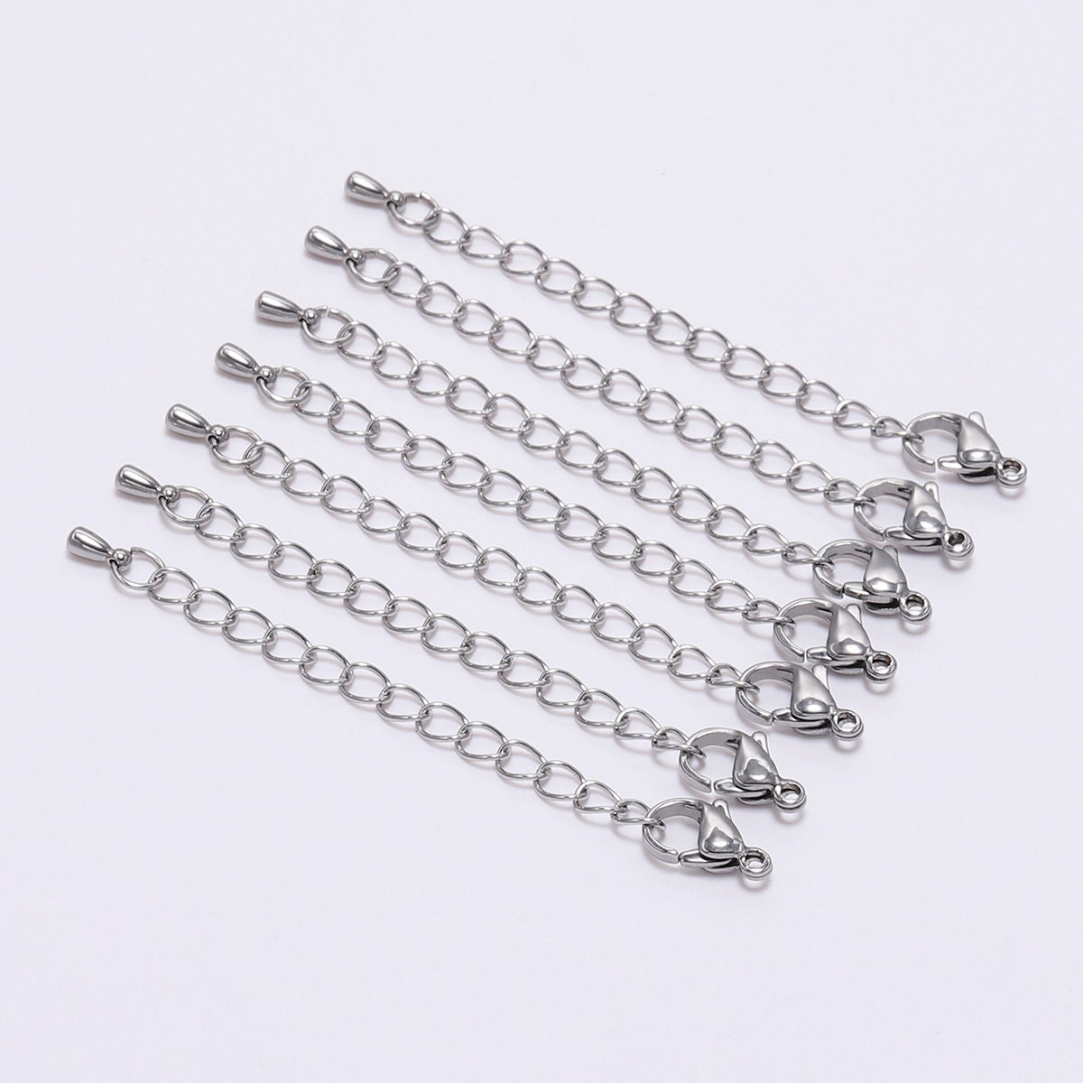 Necklace extender, Stainless steel chain extender, Adjustable bracelet