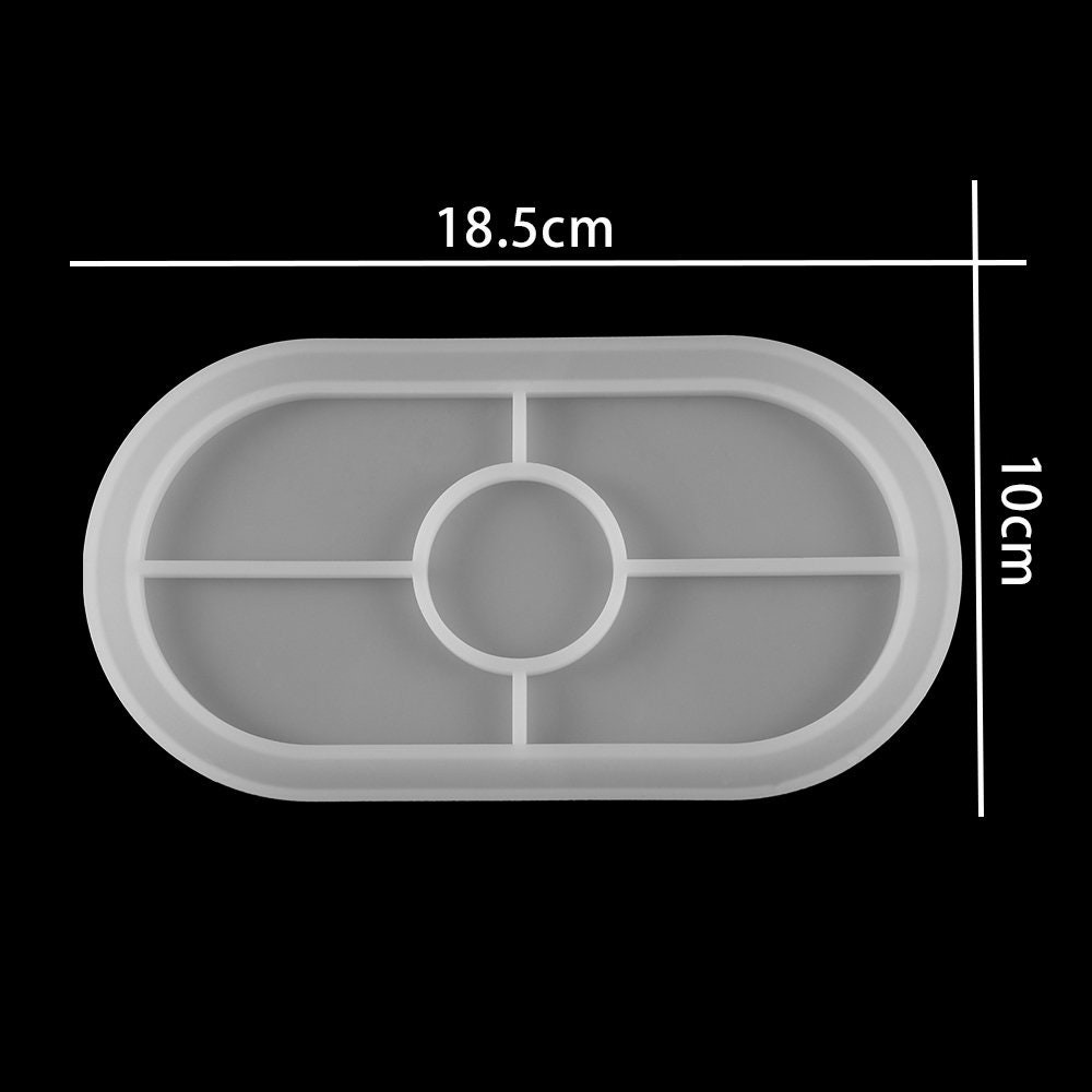 Crystal Round Oval Tray Silicone Mold UV Epoxy Resin Mould Etsy