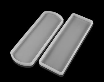 1 pièces plaque d'immatriculation de porte de maison moule époxy UV panneau d'arrêt de voiture moule en silicone pour bricolage artisanat coulée fabrication de bijoux outils faits main