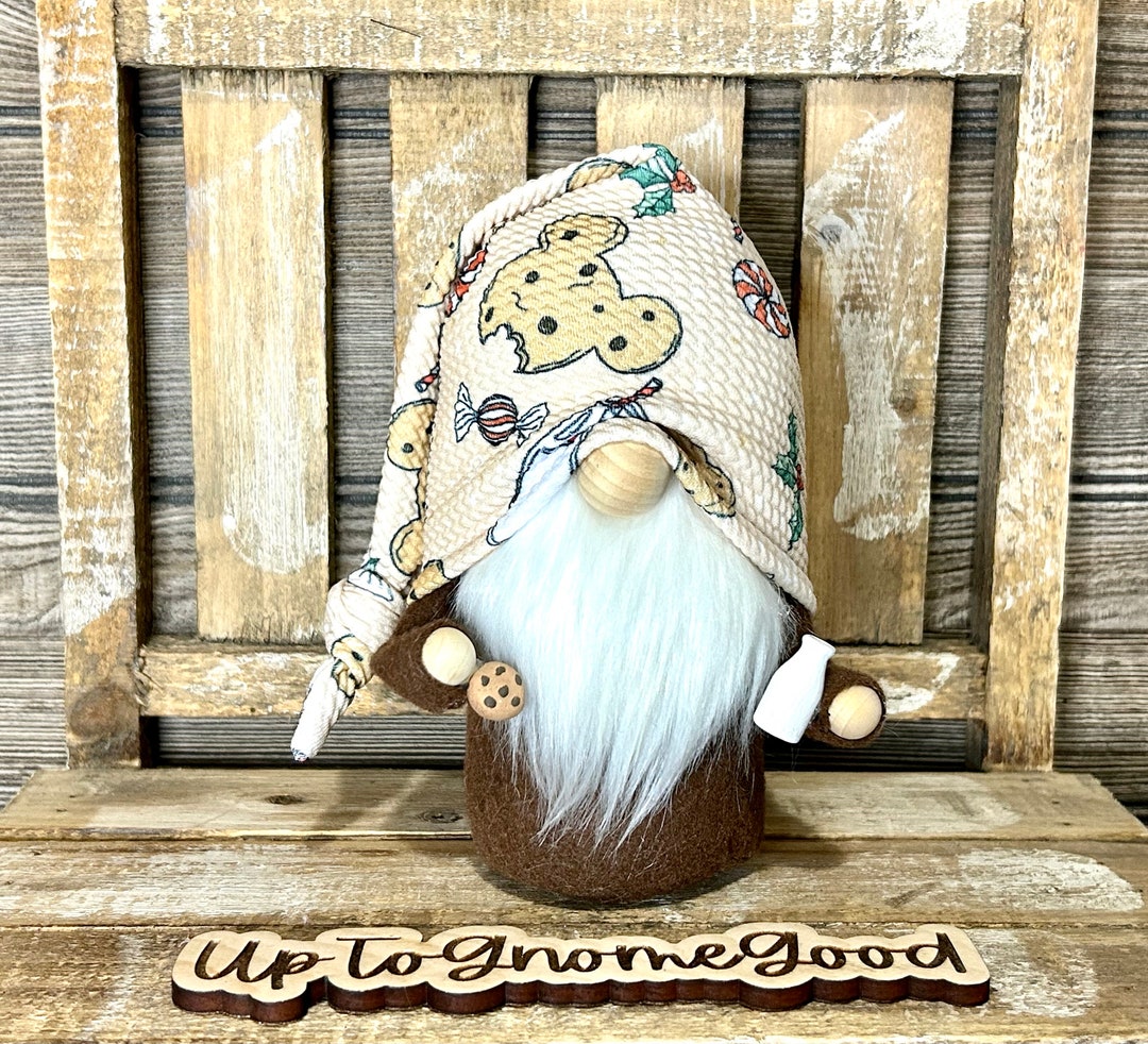 Cookie Gnome/baking Gnome/christmas Gnome/milk & Cookie Gnome Etsy