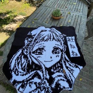 Anime Crochet Wall Hanging