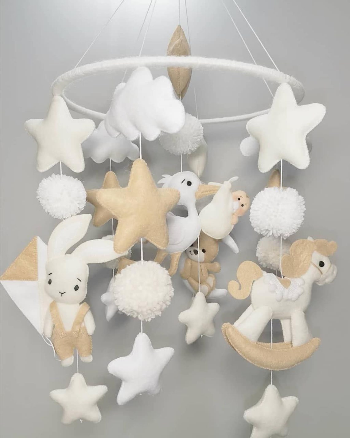 Mobile im Bett BabyBett mobile Mobile Baby Hängespielzeug Etsy