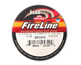 Fireline Thread 4lb "Smoke" - 15 Yd Spool