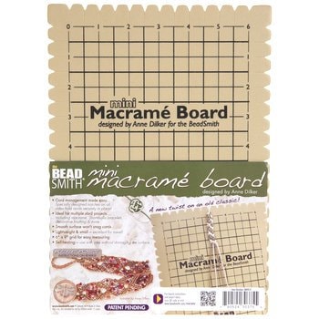 Beadsmith Brand Mini Self-healing Macrame Board Working Area Measures 6 X 9  With Cord Management Notches Sold Individually MWB10 