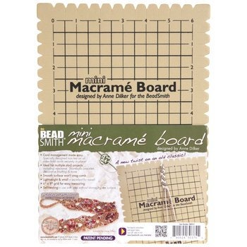 BeadSmith Mini Travelers Bead Board w/Lid, Straight Channel - 7.75