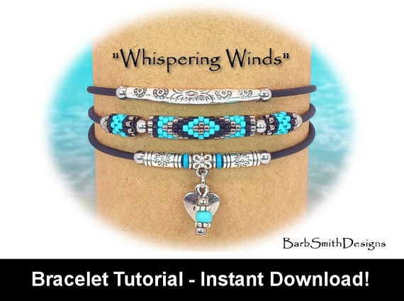 Bracelet Tutorialwhispering Winds Bracelet-Easy Odd Count Peyote.