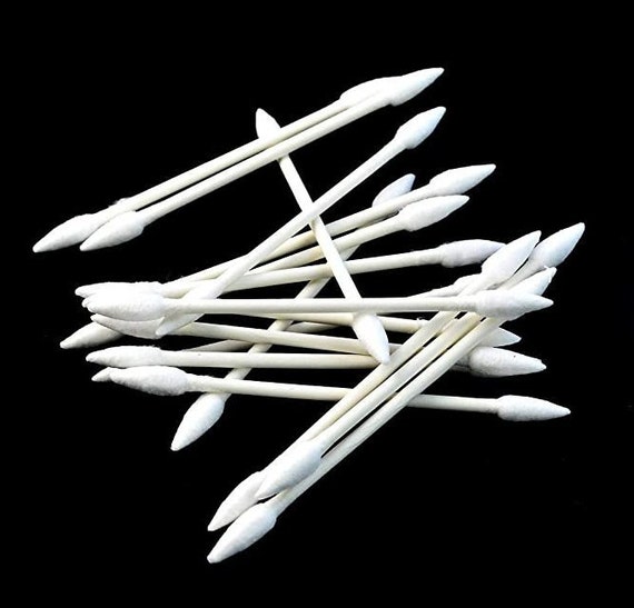 Pointed Tip Cotton Swabs Double Precision Tips Bag of 40 Etsy