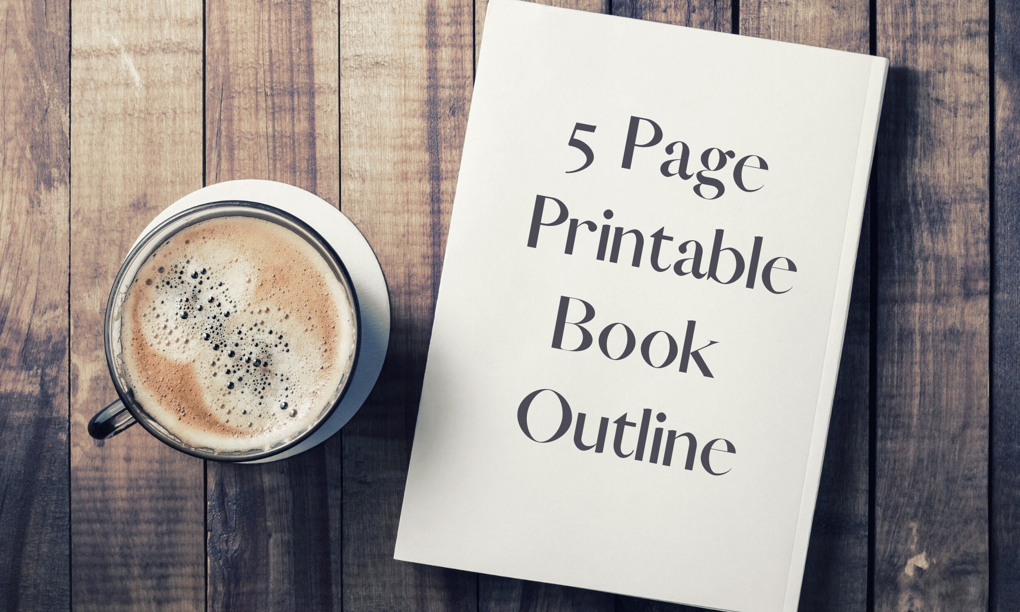 Printable Book Outline Book Template - Etsy