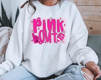 Pink out, cancer awareness, Checker print, football, glittery look, wear pink, october, tackle,  Digital Download, PNG