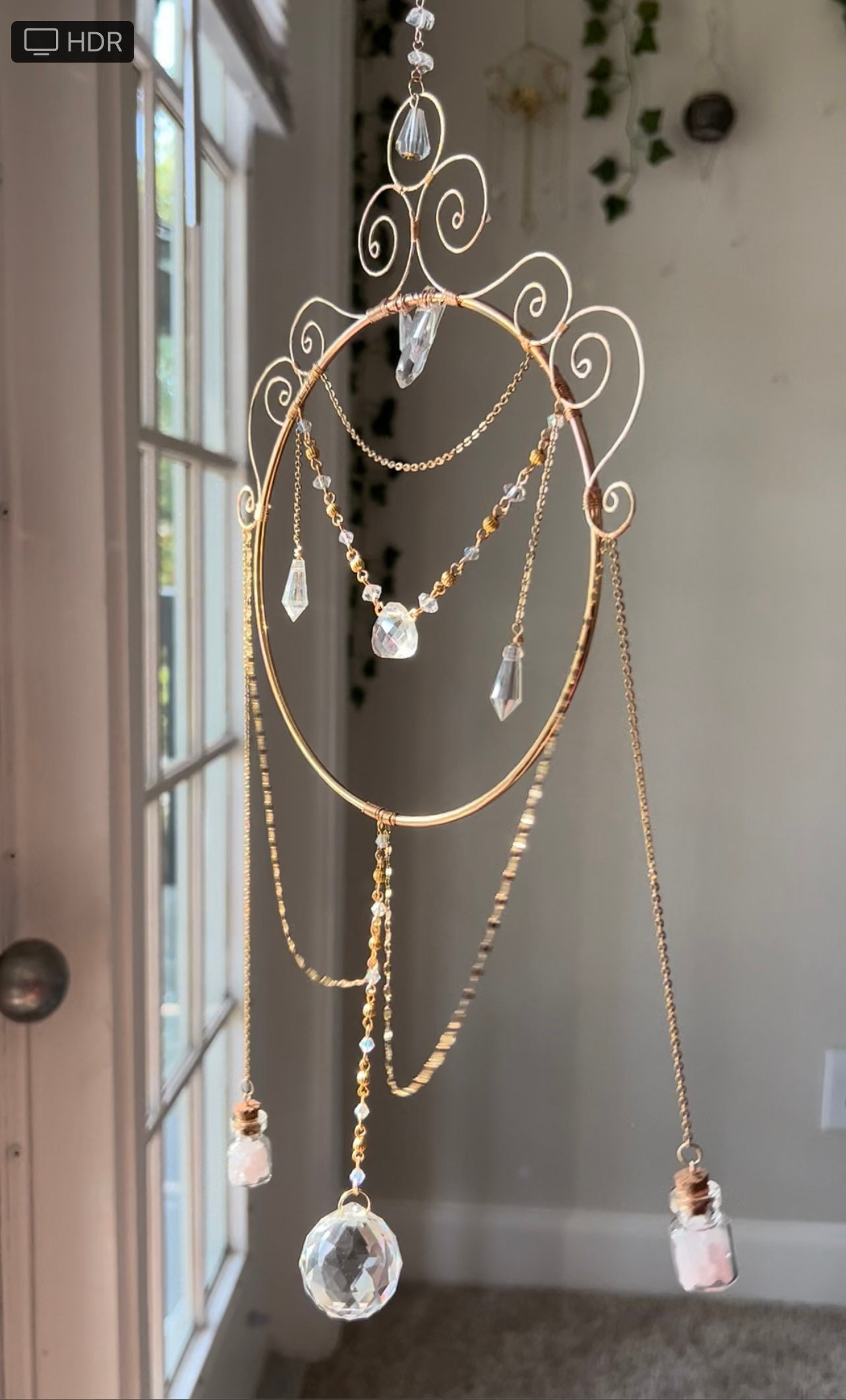 Sun Catcher Crystal Suncatcher Energy Portal Love Spell Etsy