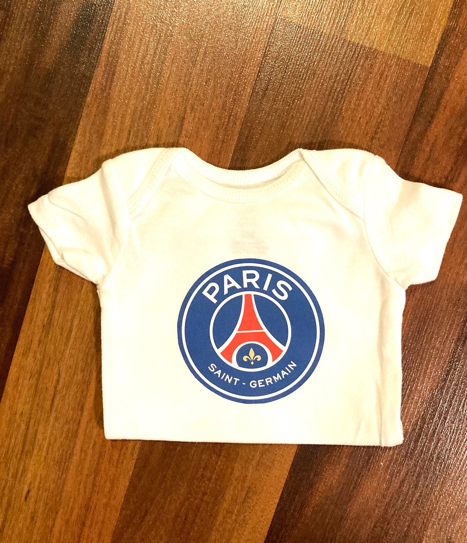 Paris Saint-Germain F.C PSG Infant Soccer Bodysuit White | Etsy