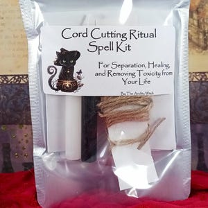 Cord Cutting Ritual Spell Kit -- Ready to Ship!