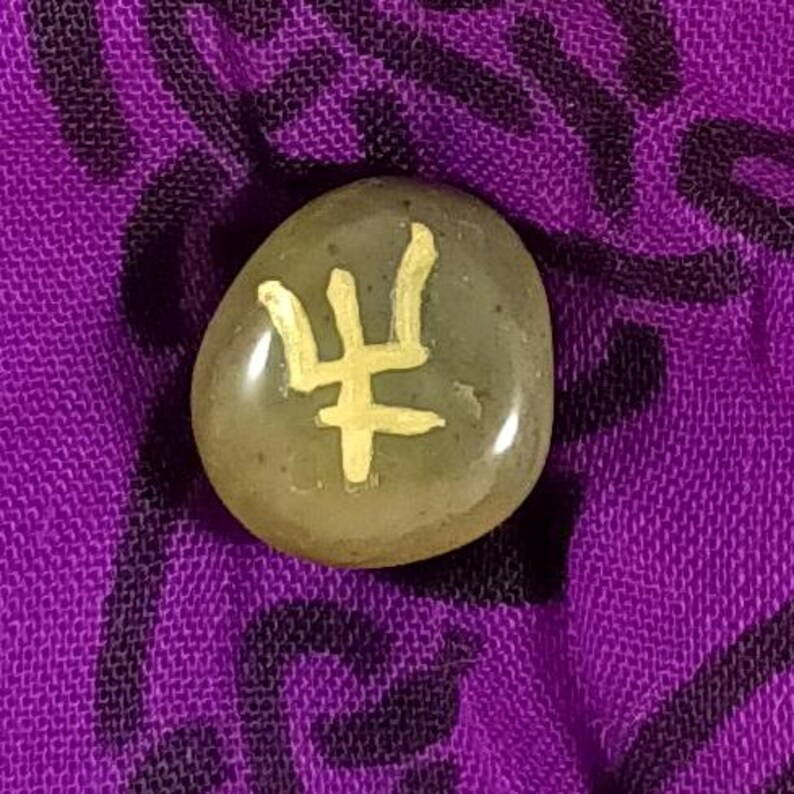 Poseidon - Neptune Alter or Pocket Stone -- Ready to Ship! -- Listing 1 E