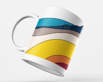 Earth Science Coffee Mug | Colorful Geeky Mug for Scientists