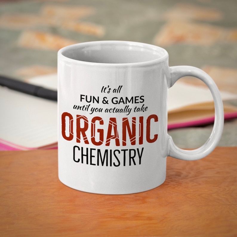 ORGANIC CHEMISTRY Coffee Mug Chemistry Gift Idea Etsy