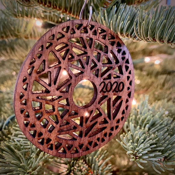 Wood Kaleidoscope Custom Ornament