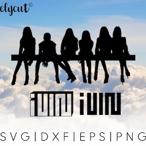 Kpop (G)I-DLE SVG Schnittdatei Vorlage für Cricut, Silhouette, Schneidemaschinen, Kpop Gidle Logo Clipart, Gidle Silhouette svg, kpop svg