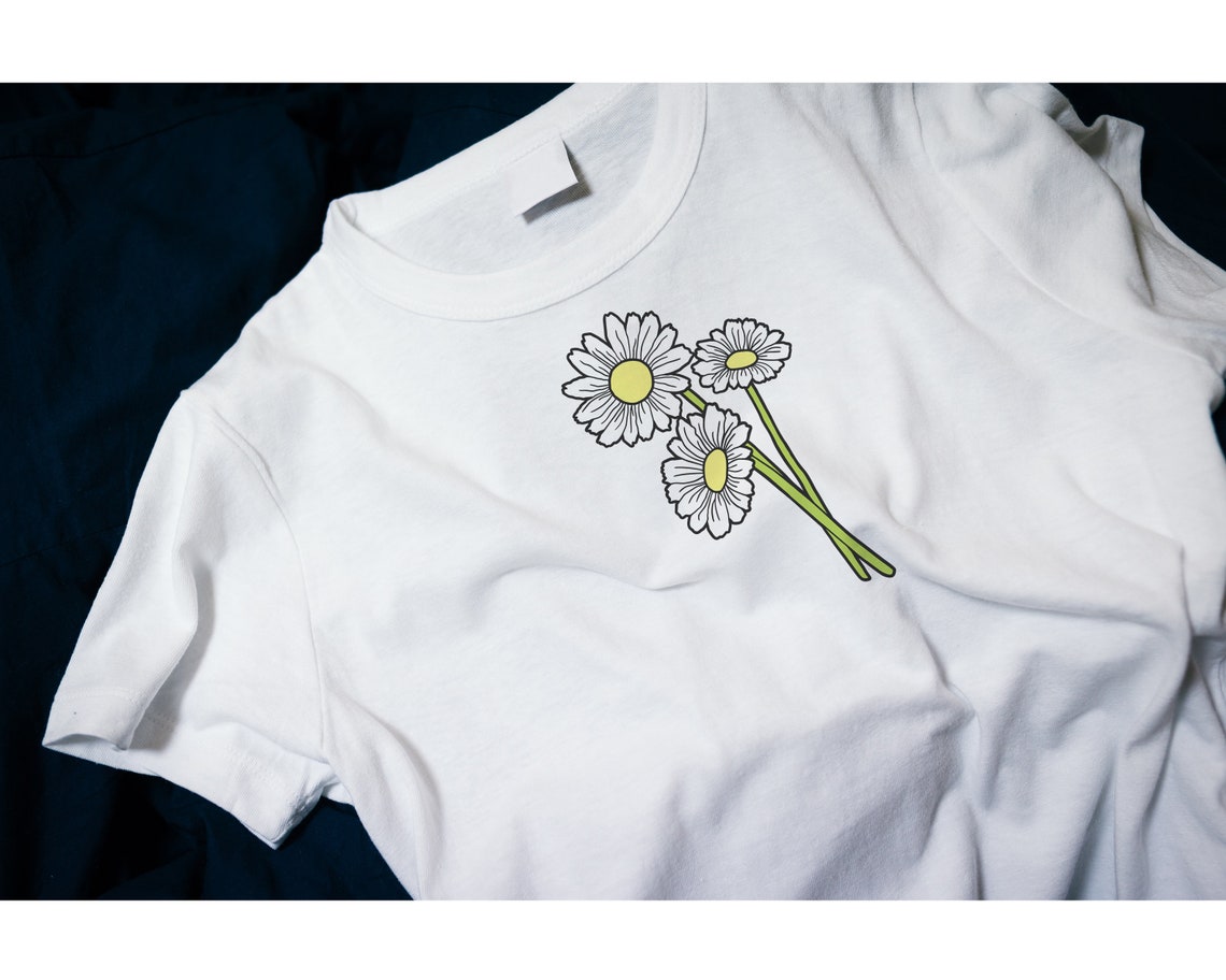 Handdrawn Flower Daisy SVG Cut File Template for Cricut | Etsy