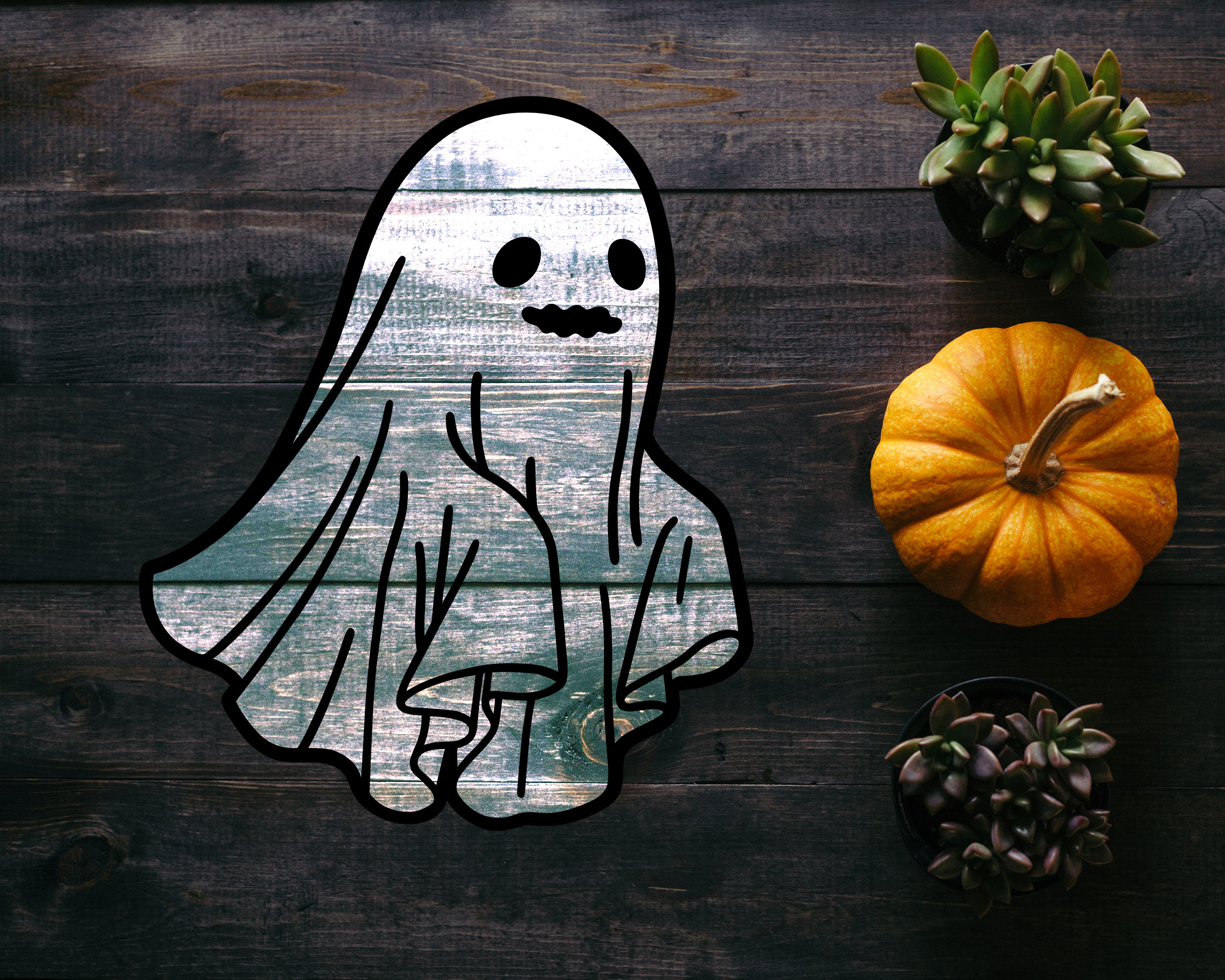 White Blanket Ghost SVG Cut File Template for Cricut Etsy