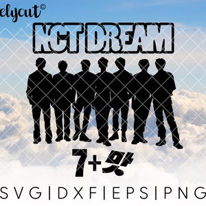 NCT Dream Hot Sauce SVG Plik do cięcia Szablon dla Cricut, Sylwetka, Maszyny tnące, NCT Dream Silhouette SVG, NCT Dream logo clipart