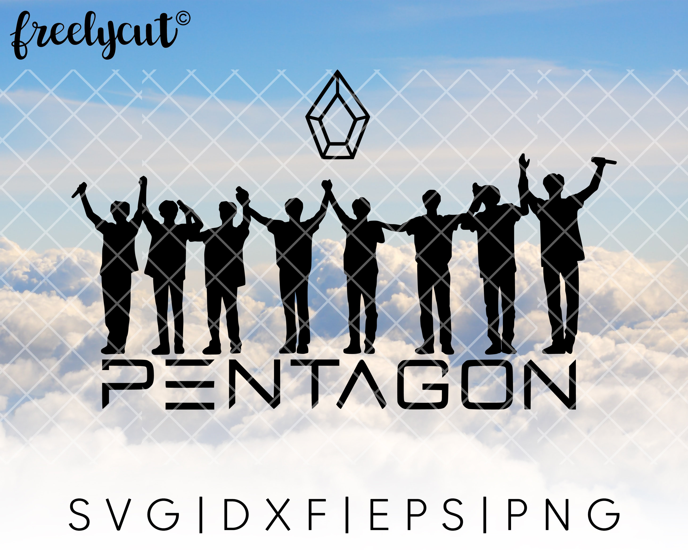 Pentagon Kpop Logo - Etsy