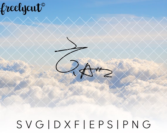Kpop Ateez Signatures SVG Cut File Template for Cricut, Silhouette