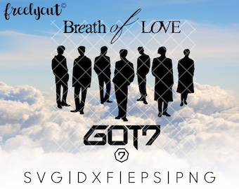 Kpop GOT7 SVG Logo Cut File Template - Etsy