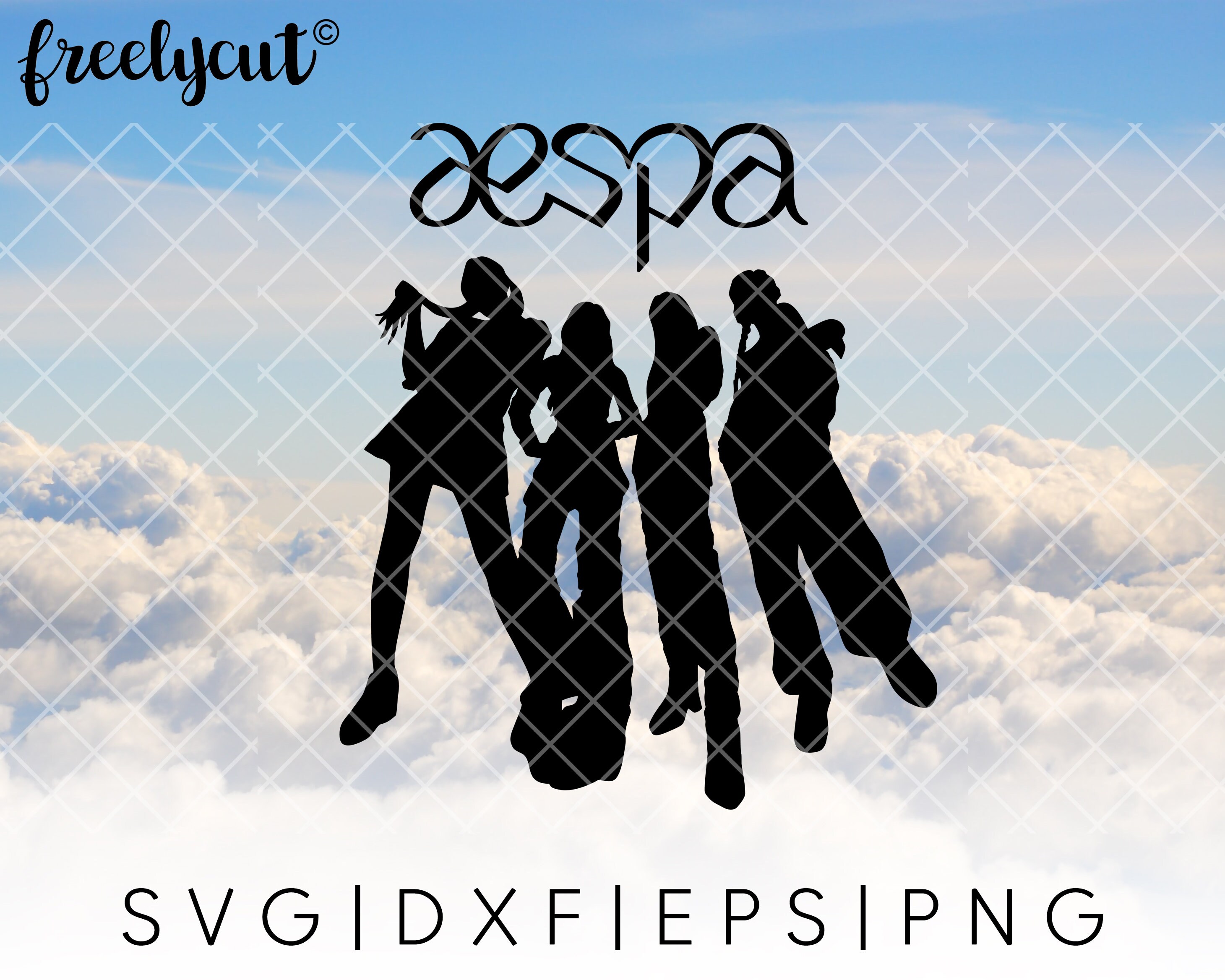 Kpop Aespa SVG Cut File Template for Cricut Silhouette - Etsy