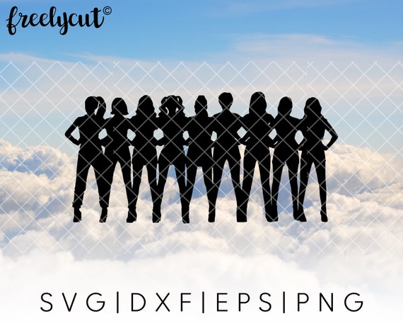 twice シルエットカッティングステッカー Kpop 立っている TWICE SVG カット ファイル テンプレート