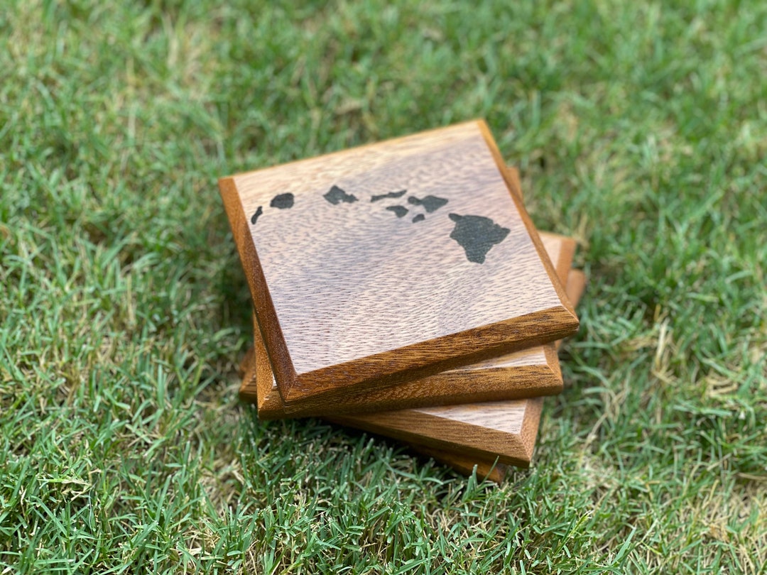 Hawaiian Islands Coasters FREE SHIPPING Etsy