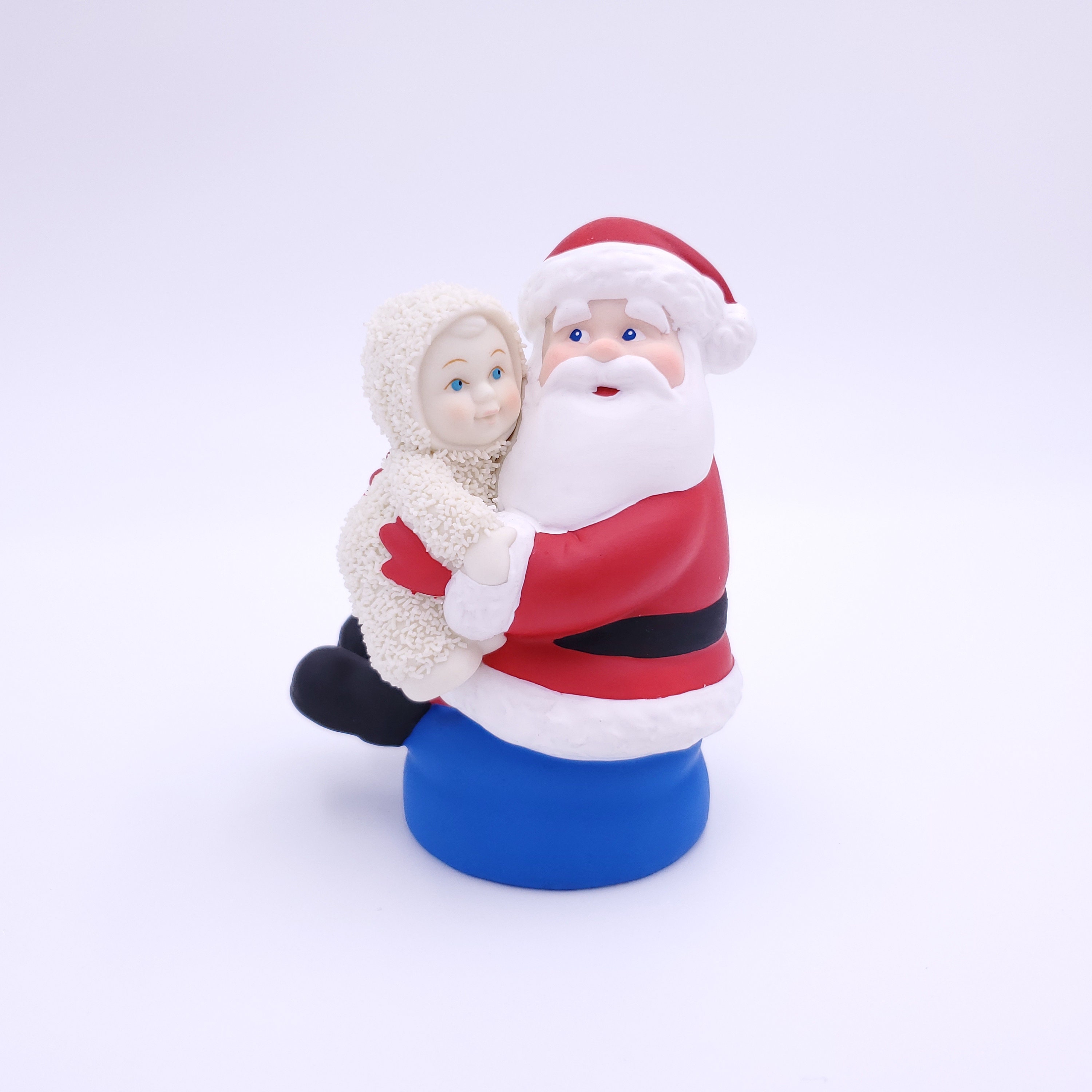 Dept 56 Snowbabies Santa Figurine, I love you Santa! Retired Department 56
