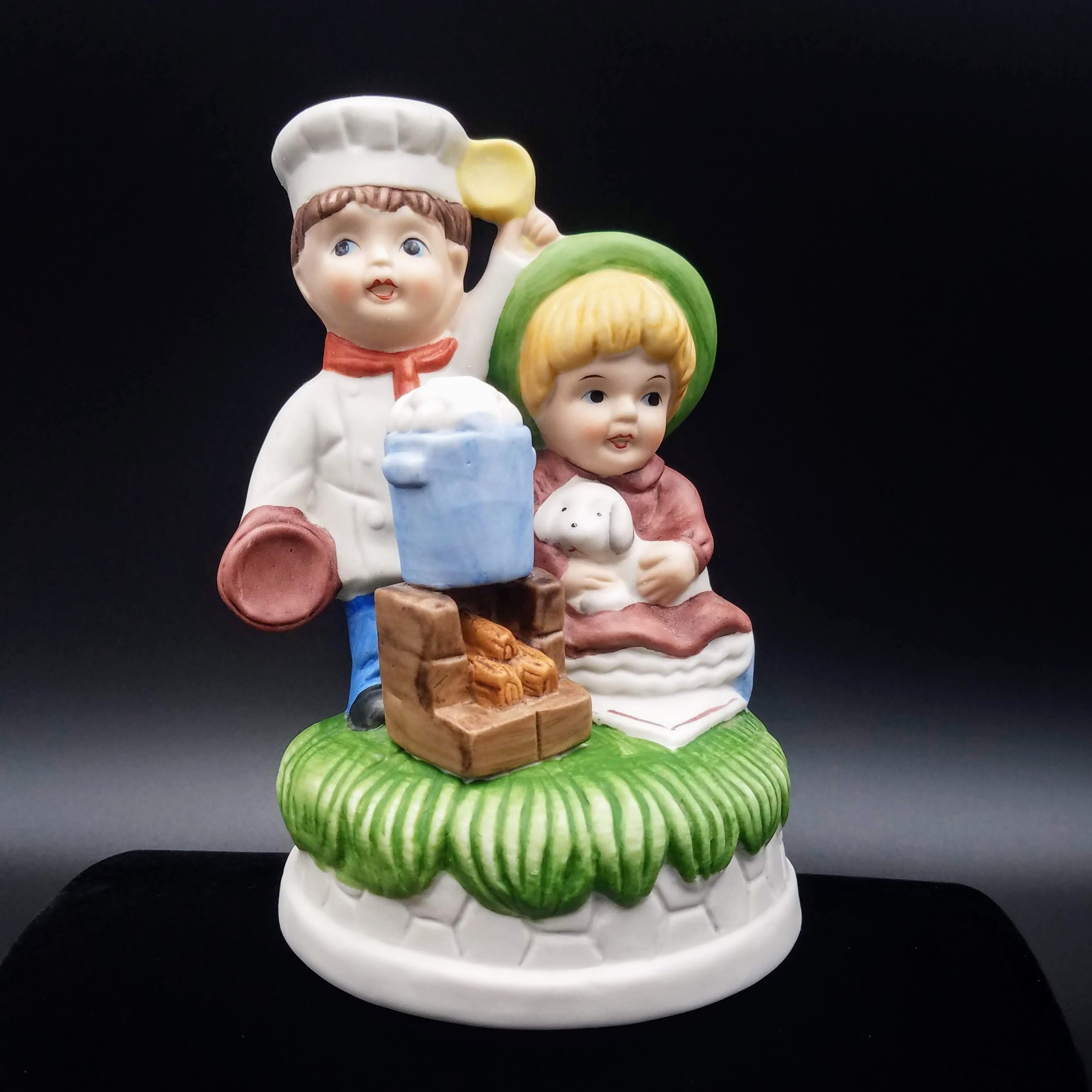 Cook Collection Figure Buy Vintage Chef Cook Porcelain Bisque Collectible Figurine Music Box ...