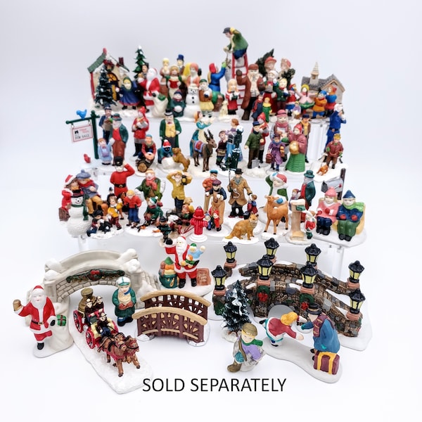 Department 56 Lemax Christmas Village Collectible Figurines, Retired Dept 56, Sold Individually
