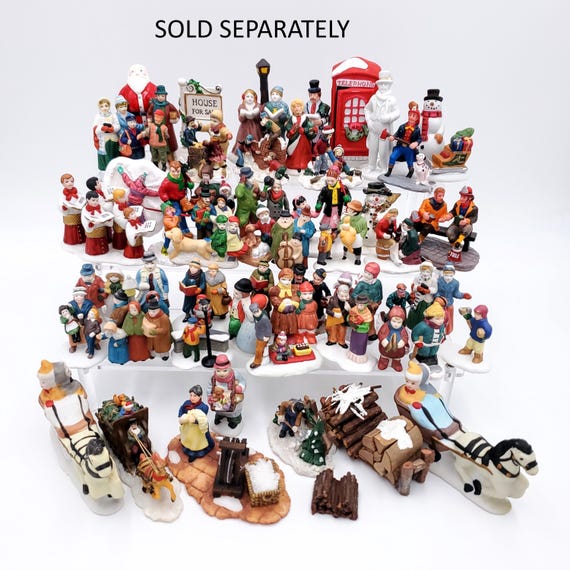 Department 56 Lemax and Other Christmas Village People Collectible