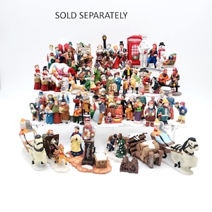 Department 56 Lemax and other Christmas Village People Collectible Figurines, Retired Dept 56, Sold Individually, Choose