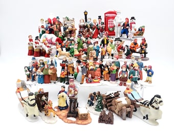 Department 56 Lemax and other Christmas Village People Collectible Figurines, Retired Dept 56, Sold Individually, Choose