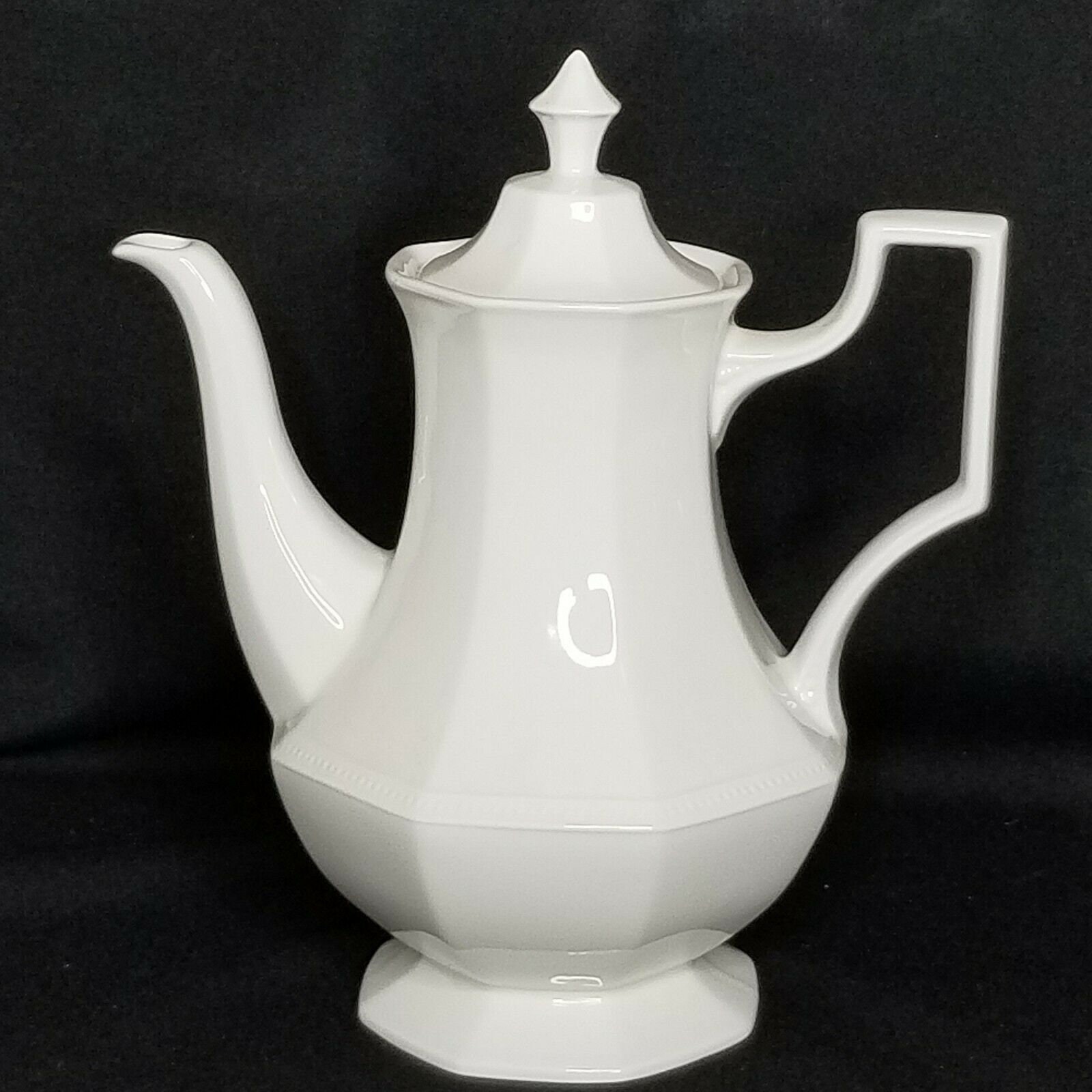 Johnson Brothers Heritage White Coffee Pot 8 Inch 5 Cups Many Etsy