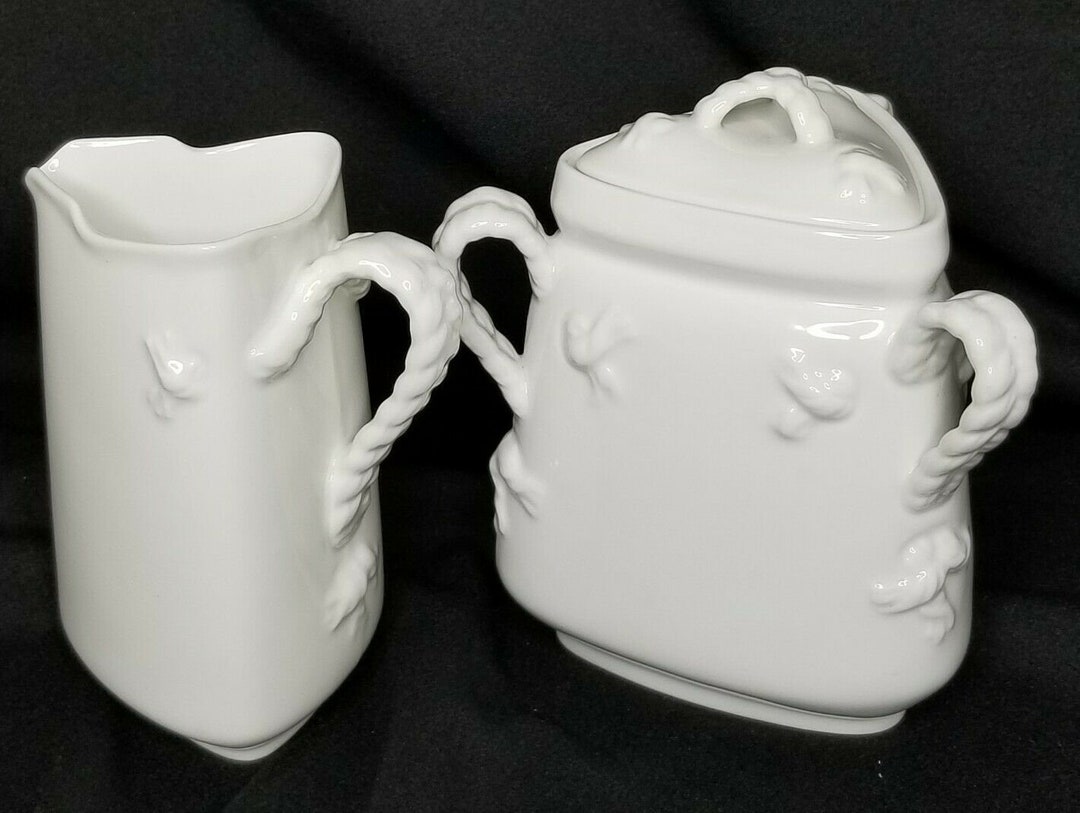 Antique Haviland & Co. Limoges Bone China Creamer and Sugar Etsy